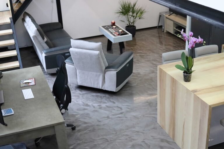 Autolissant marbré, réalisation 8
